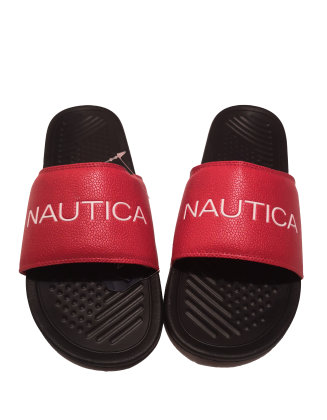 Nautica - flip-flop de banda roja talla 11