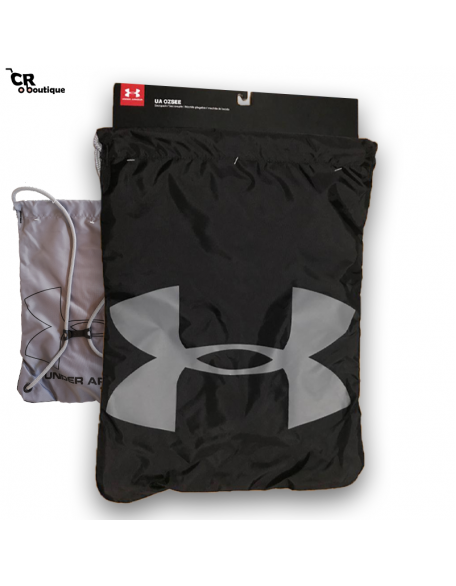 Under Armour UA Ozsee Sackpack, Bolsa de equipaje Unisex Adulto NEGRO