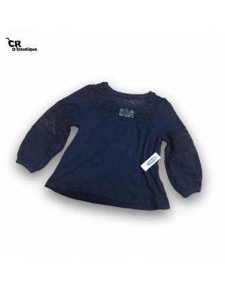 Old Navy sueter azul con bordado xs (5)