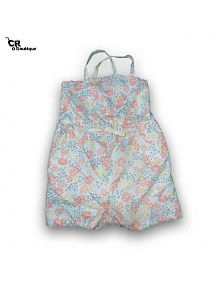 Shabby Chic Vestido claro floreado mujer (enterizo short) 4T (3-4 años)