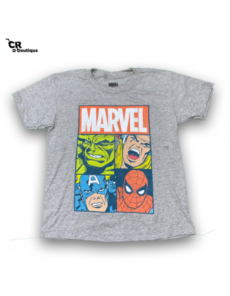 Marvel Camisa gris vengadores  7T