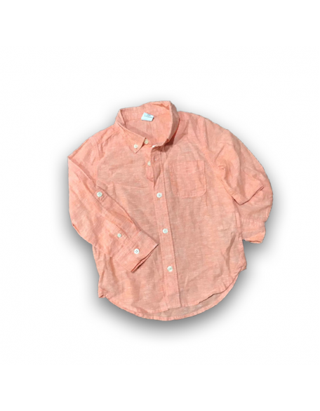 GAP camisa de vestir color papaya 3yrs